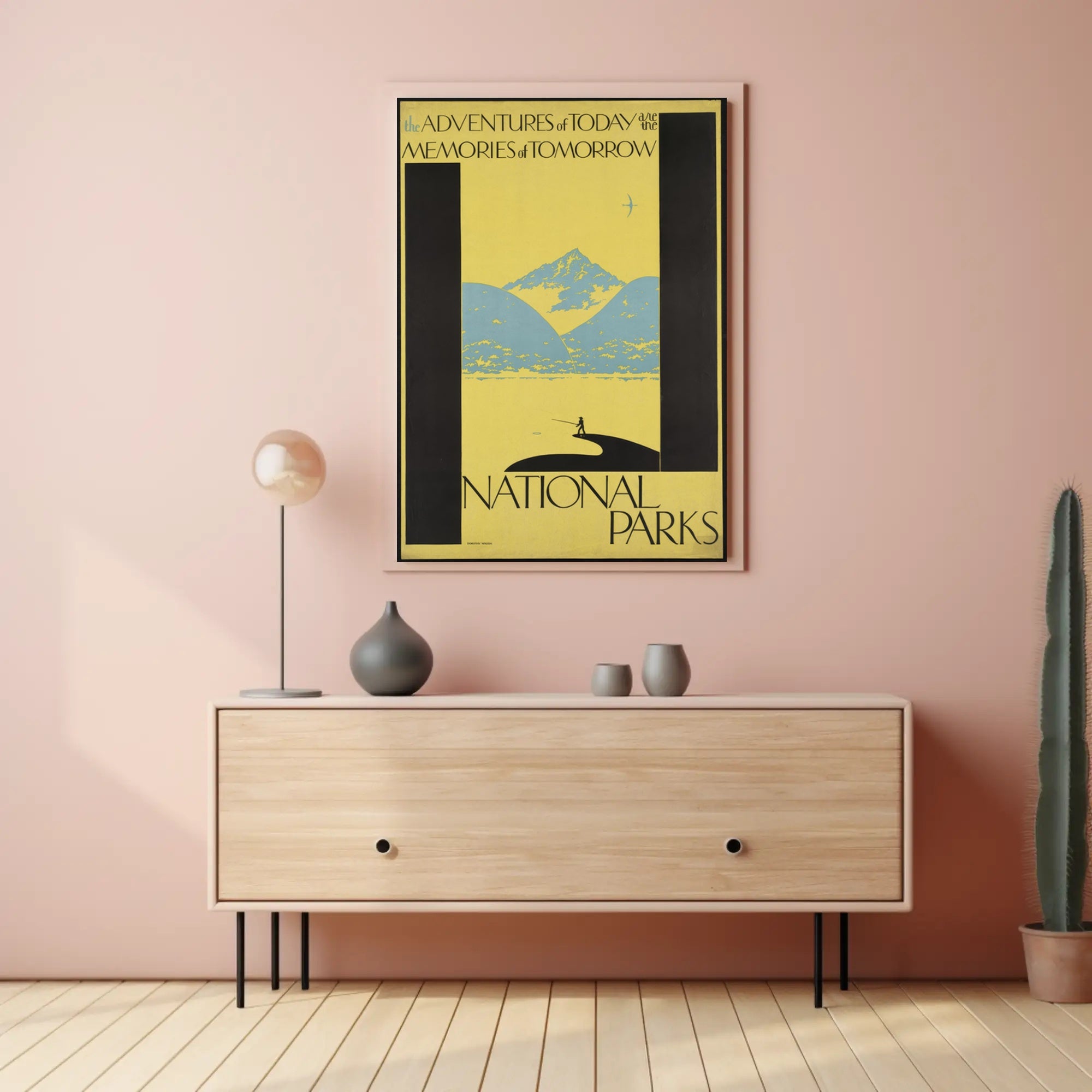 National Parks Vintage Travel Poster Art Print