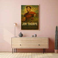 Jim Thorpe Legendary Athlete Jim Thorpe Poster
