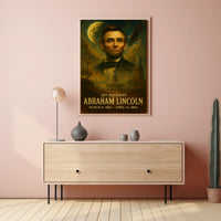 Abraham Lincoln Patriotic Neoclassical Realism Poster