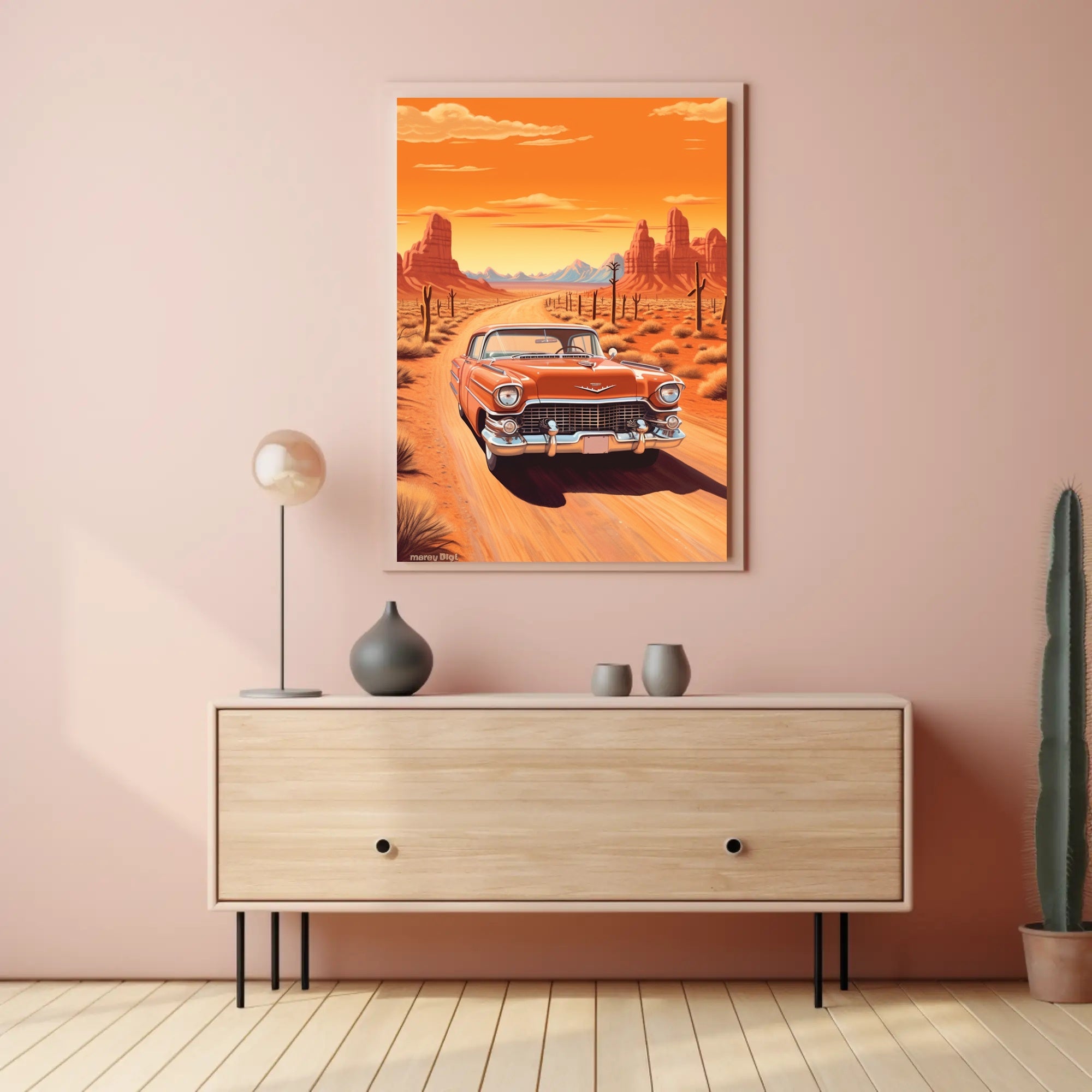 Classic Desert Drive Poster