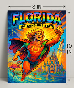 Florida The Sunshine State Poster PosterGoat