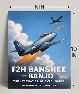 The Jet That Sang Over Korea Poster PosterGoat