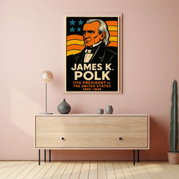 James K. Polk 11th President Poster