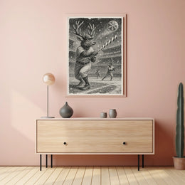 Winter Baseball Fantasy Poster