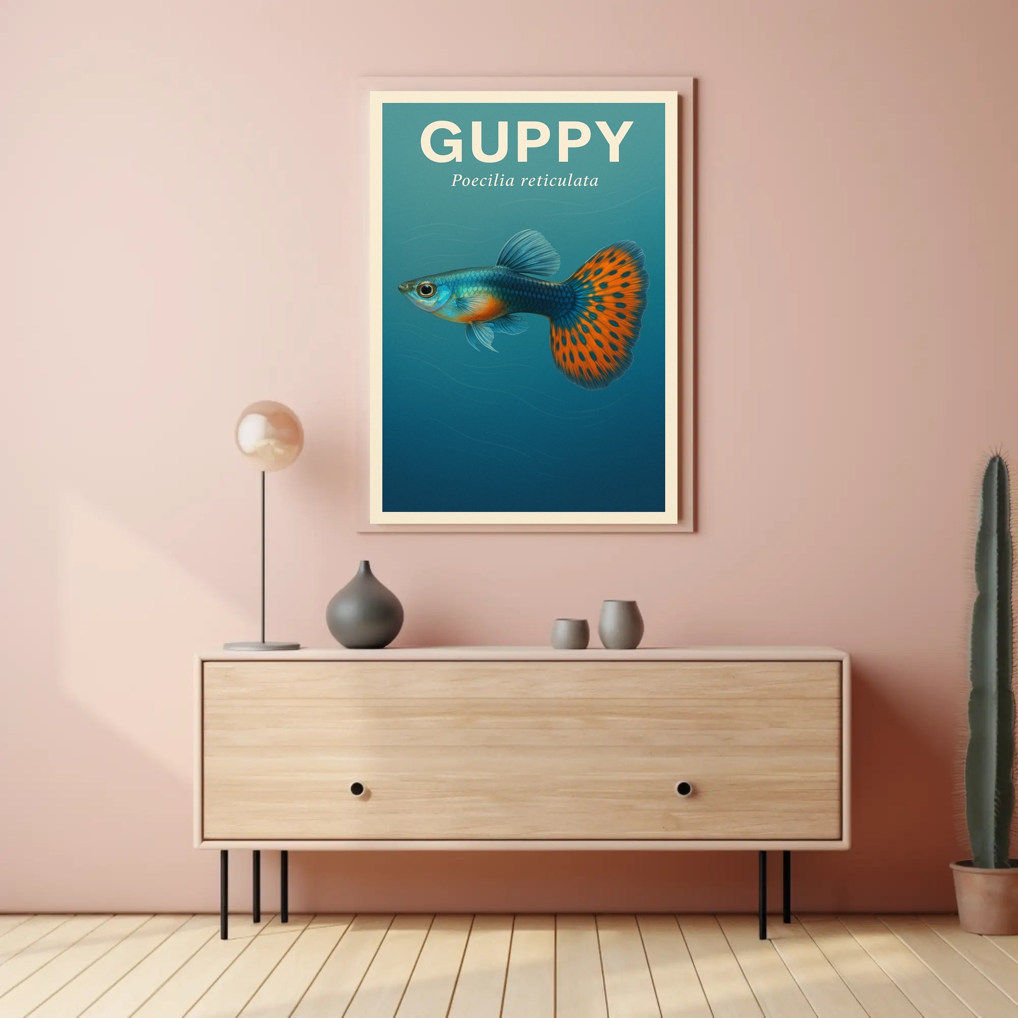 GuppyPoecilia reticulata Poster PosterGoat