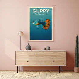 GuppyPoecilia reticulata Poster PosterGoat