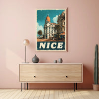 Vintage Nice Travel Poster