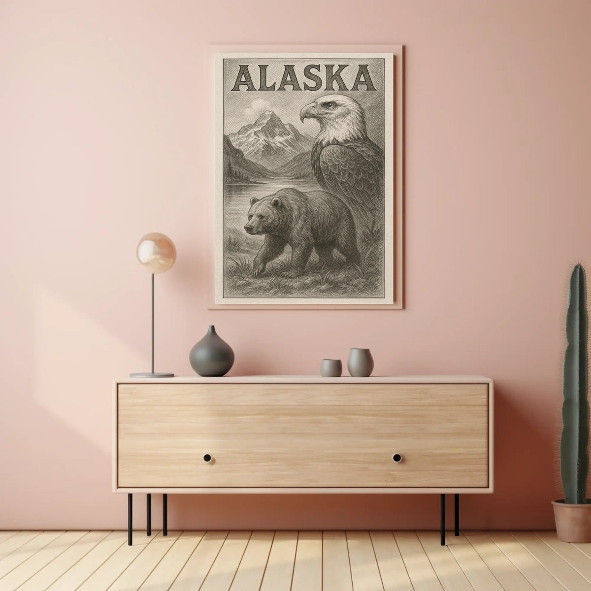 Alaska Wildlife Poster