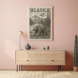 Alaska Wildlife Poster