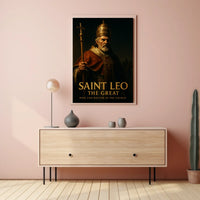 Saint Leo The Great Poster