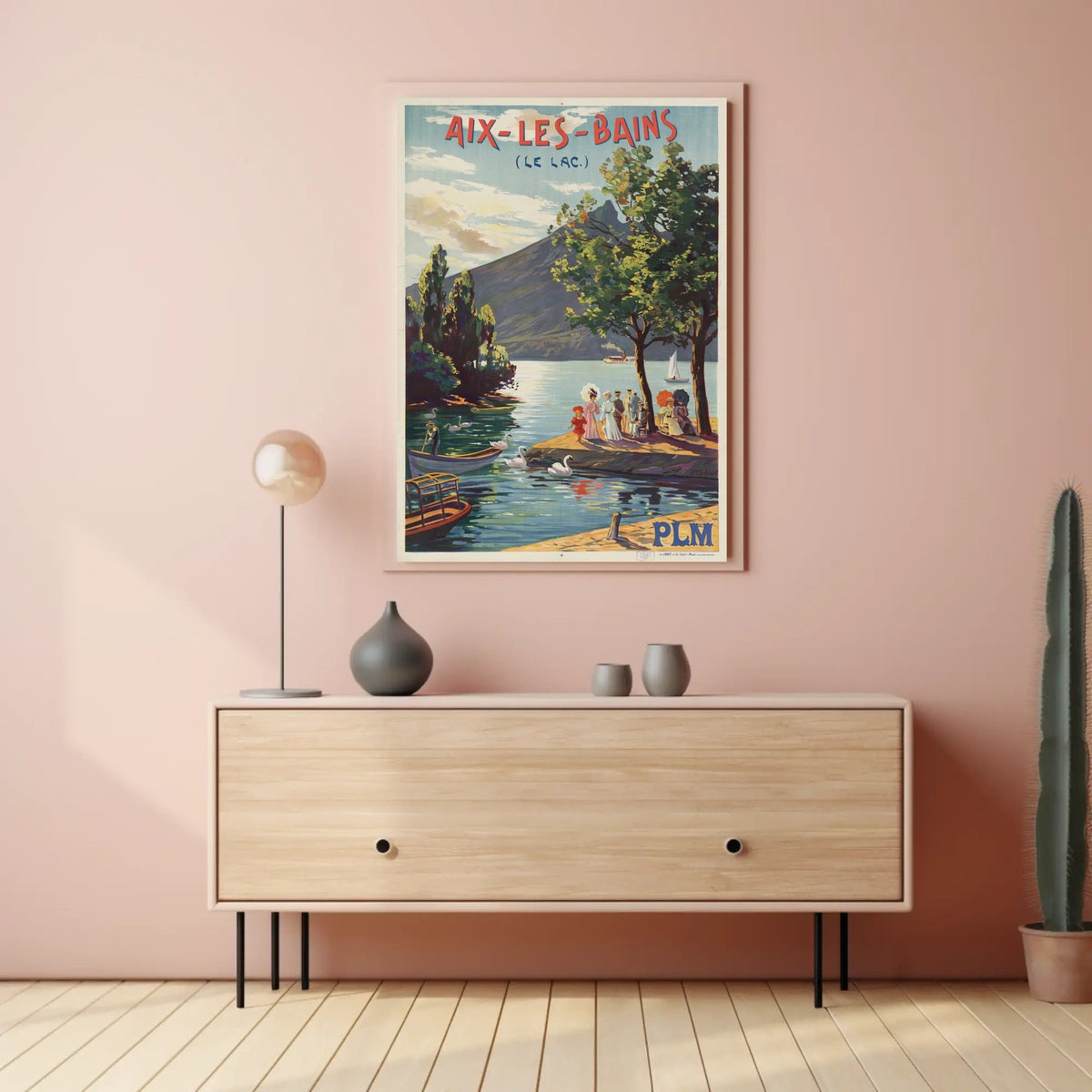 Aix-Les-Bains Le Lac Poster