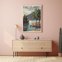 Aix-Les-Bains Le Lac Poster