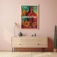 Fly Uzbekistan A Journey Like No Other Poster