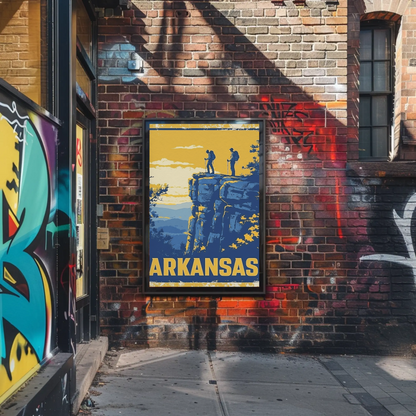 Arkansas Vintage Poster