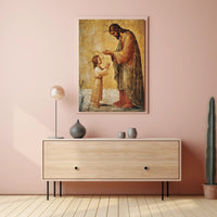 Serene Divine Blessing Religious Art Classical Poster