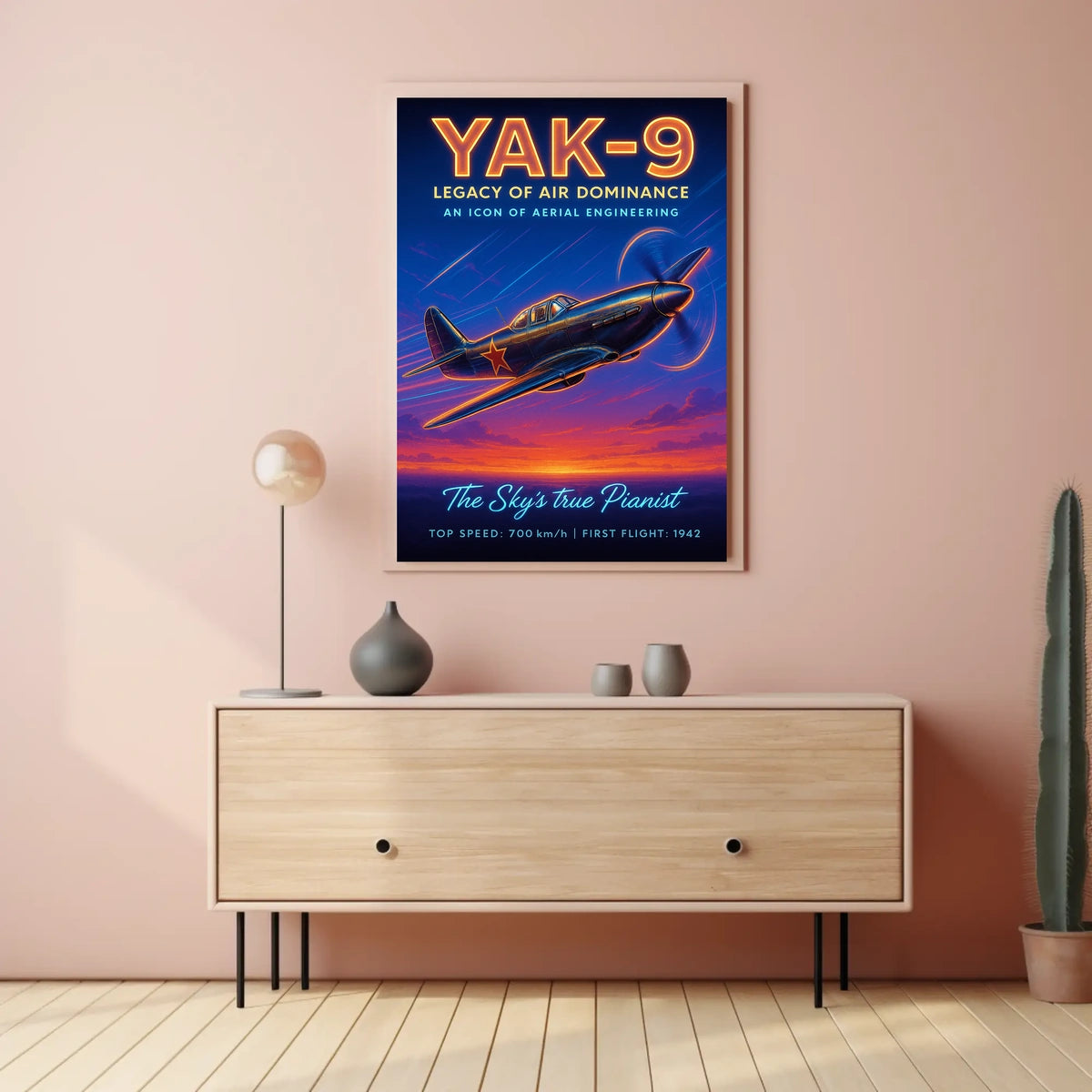 YAK-9 Legacy of Air Dominance Poster