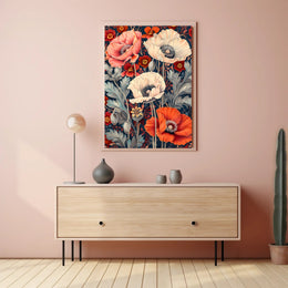 Vibrant Floral Symphony Wall Art Print