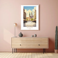 Krakow Cityscape Poster PosterGoat