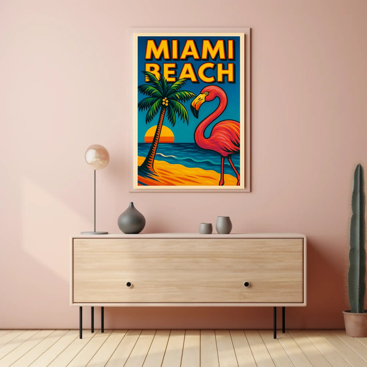 Miami Beach Vibes Poster