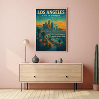Los Angeles The City Of Angels Poster