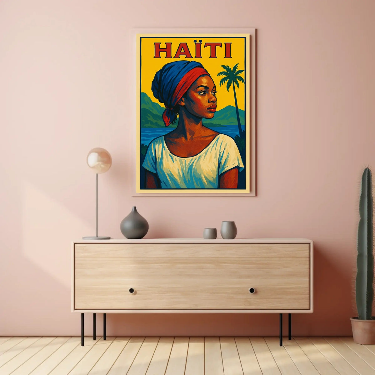 Haiti A Vibrant Tribute Poster