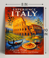 Experience Italy Poster PosterGoat