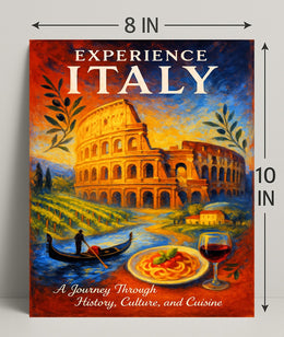 Experience Italy Poster PosterGoat