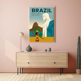Christ the Redeemer Over Rio Poster PosterGoat