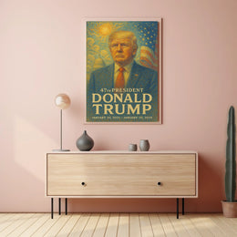 Trump Unity Patriotic Impressionism Poster