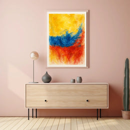Vibrant Abstract Composition Abstract Poster