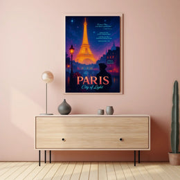 Paris City of Light Poster