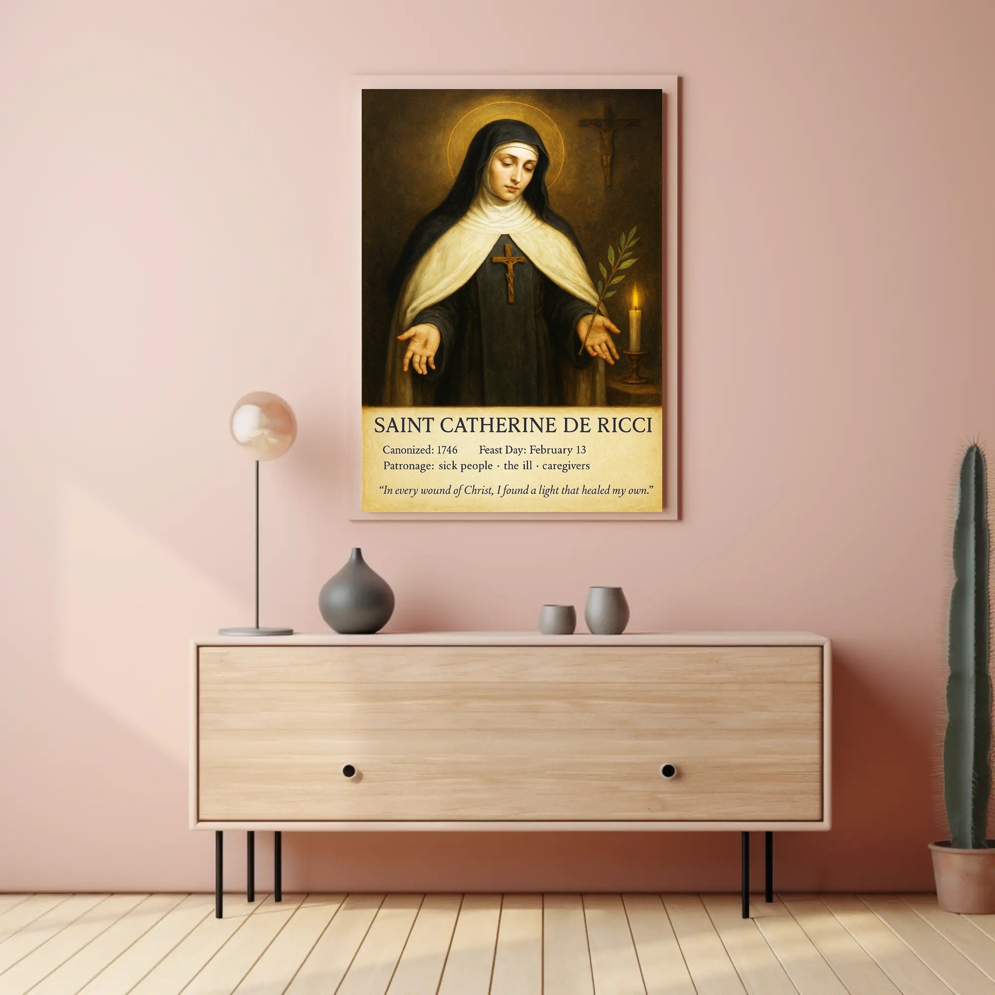 Saint Catherine de Ricci Poster PosterGoat