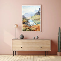 Tranquil Mountain Landscape Poster PosterGoat
