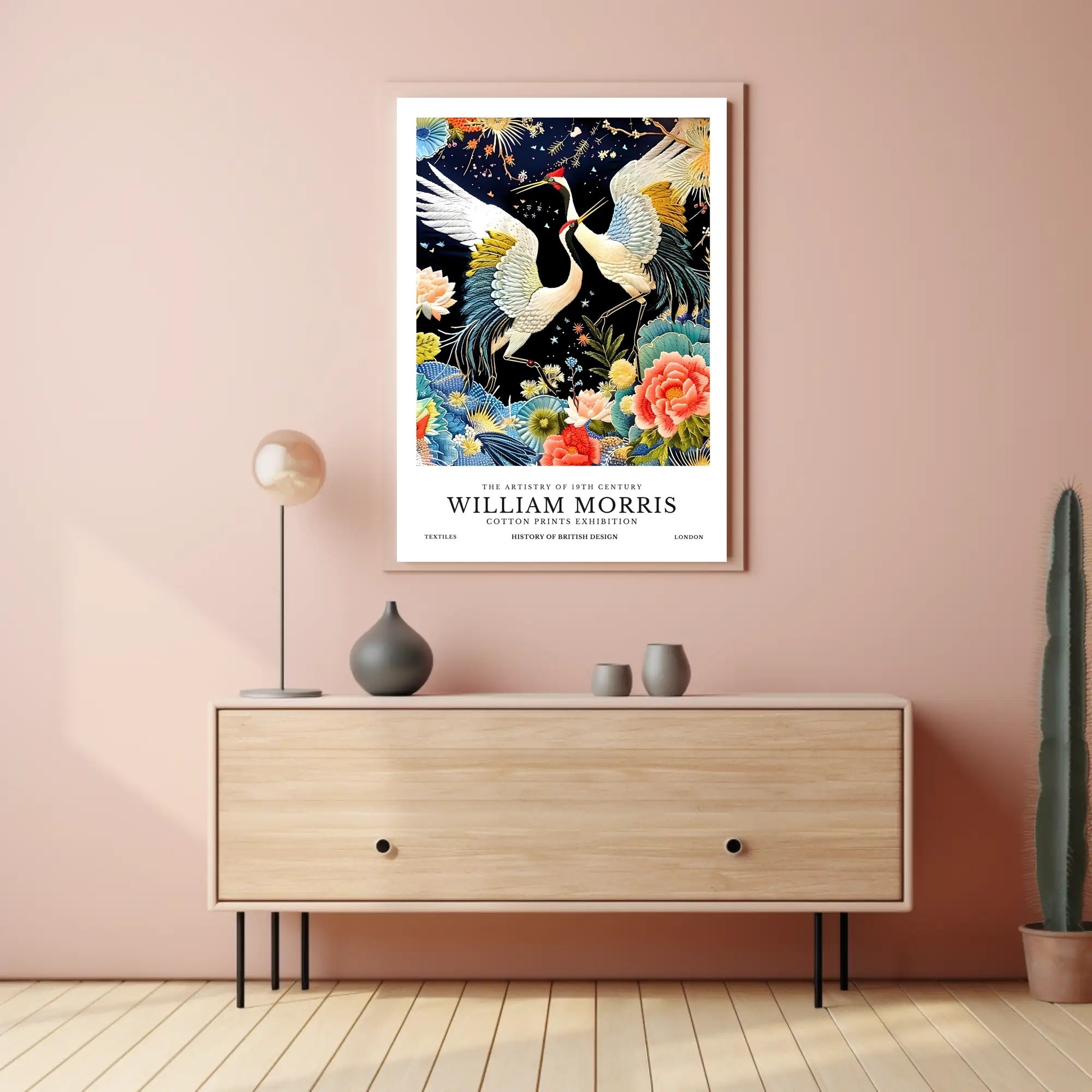 William Morris Crane Art Cultural or Heritage Poster