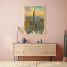 New York City Skyline Poster