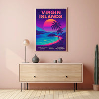 Virgin Islands Caribbean Paradise Poster