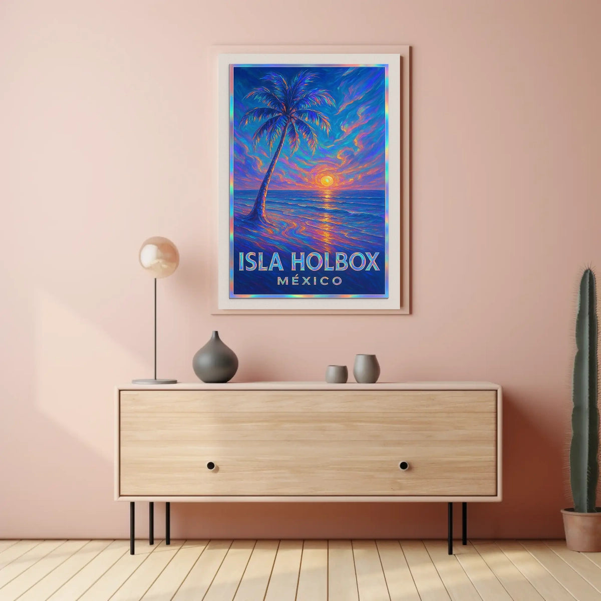 Isla Holbox Sunset Poster