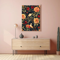 Birds And Blossoms William Morris Art Poster