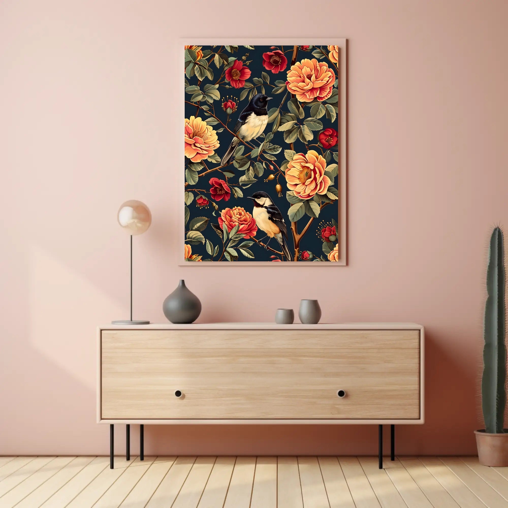 Birds And Blossoms William Morris Art Poster