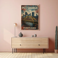 Pittsburgh Skyline Poster