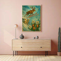 Reindeer Ski Jump Extravaganza Poster