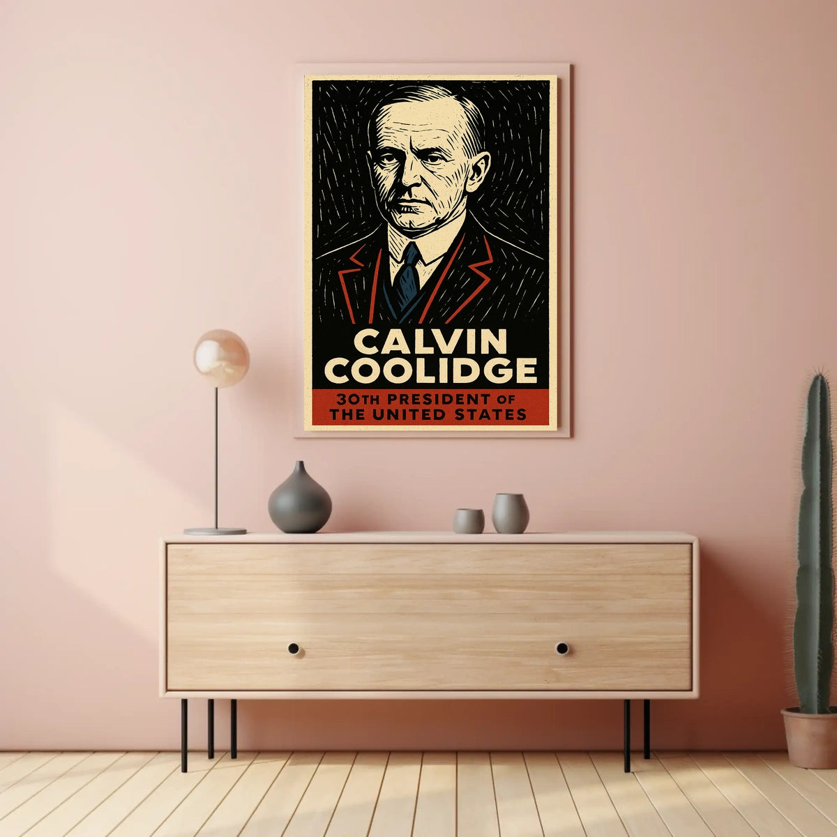 Calvin Coolidge 30th President Poster