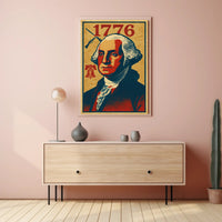 1776 George Washington Presidential Wall Poster Art