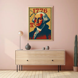1776 George Washington Presidential Wall Poster Art