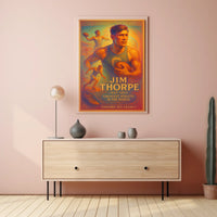Celebrating a Legend The Greatest Athlete Jim Thorpe Poster