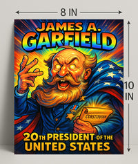 James A. Garfield 20th President Poster PosterGoat