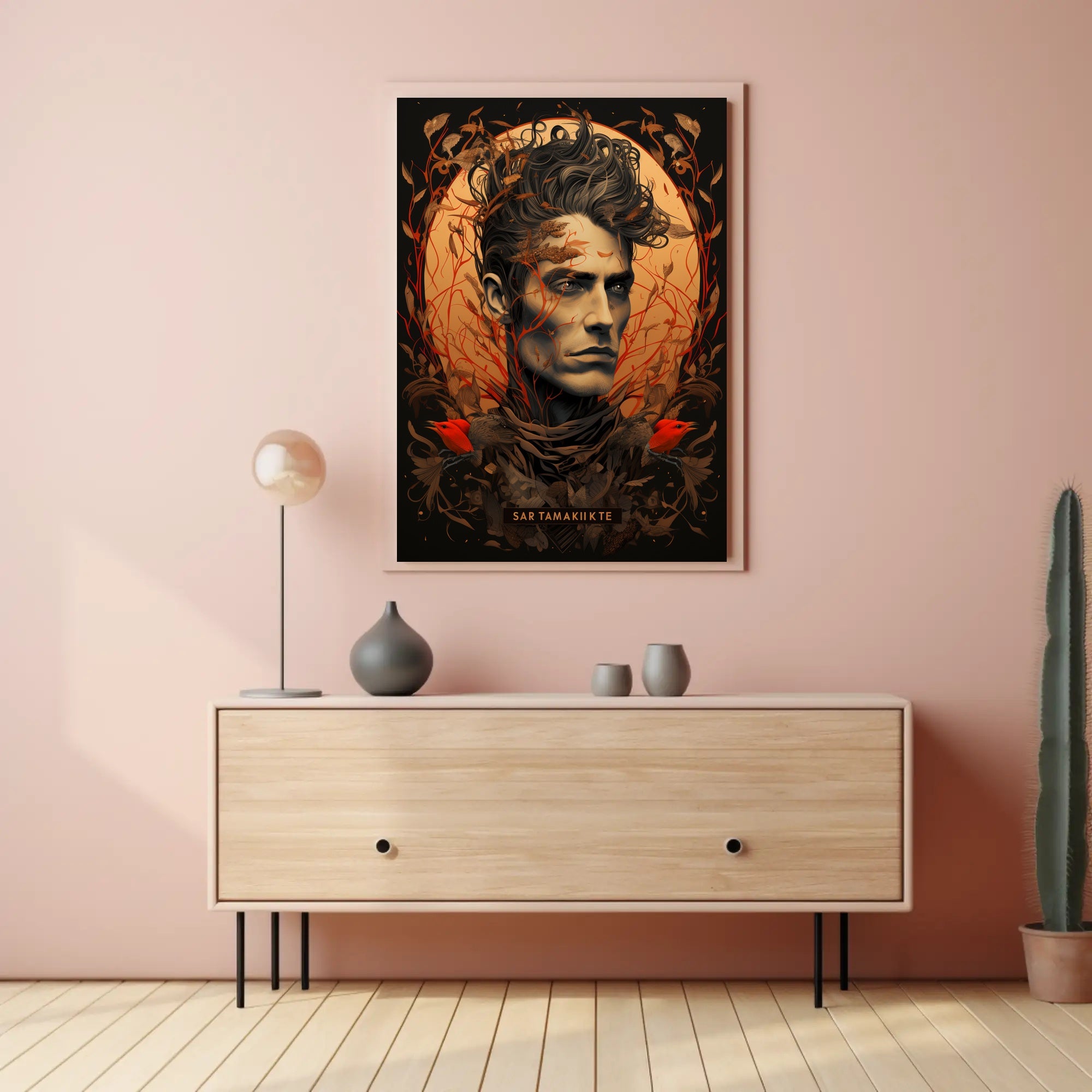 Sar Tamakiikte Enigmatic Portrait Poster