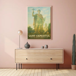 Saint Expeditus Feast Day April 19 Poster