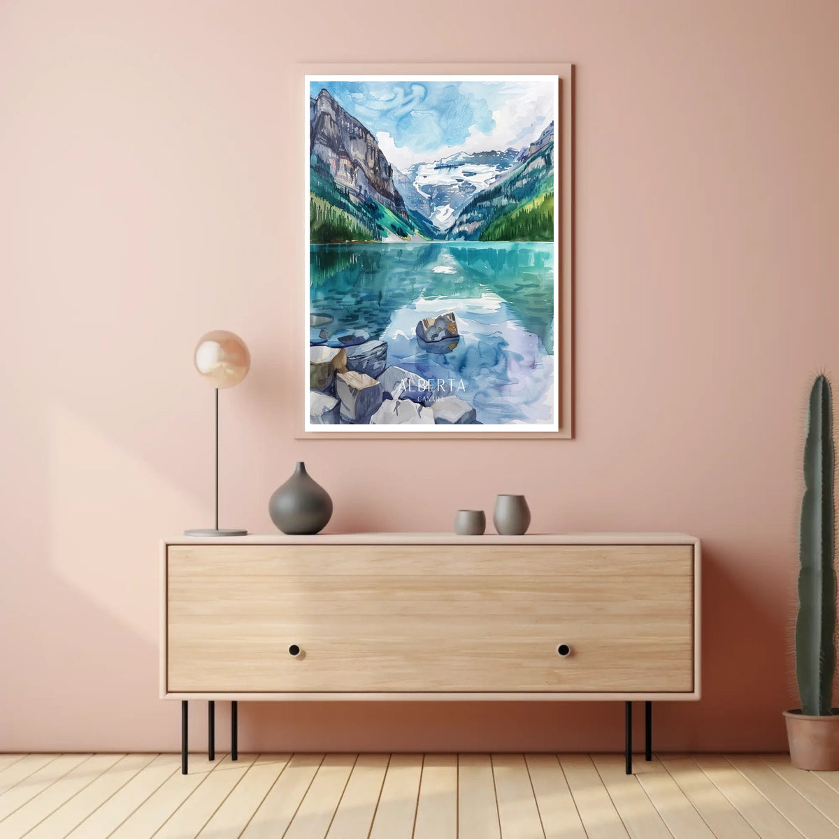 Albertas Majestic Landscape Poster