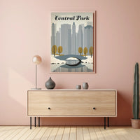 Central Park Harmony: Urban Nature Art Poster